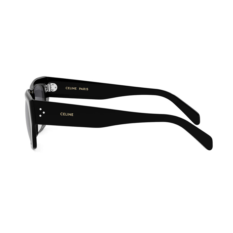 Celine 3 Dots Polarized Grey Square Ladies Sunglasses CL40297U 01D