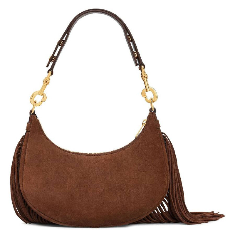 Celine Ava Fringes Strap Bag 114163EZD.19BR 3616900301757