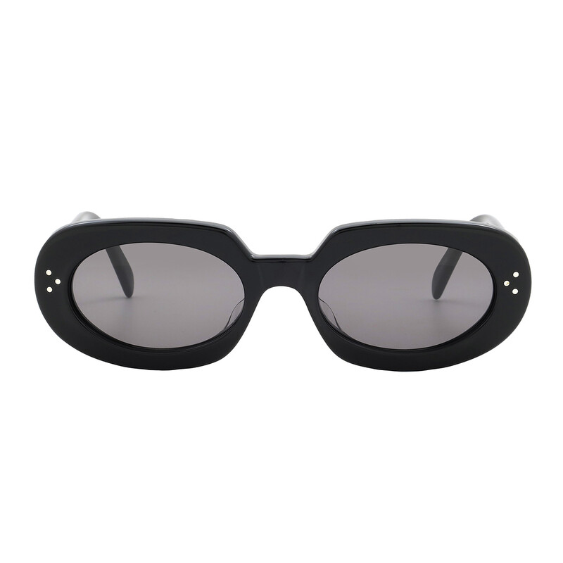 Celine Bold 3 Dots Grey Cat Eye Ladies Sunglasses CL40276U 01A 54
