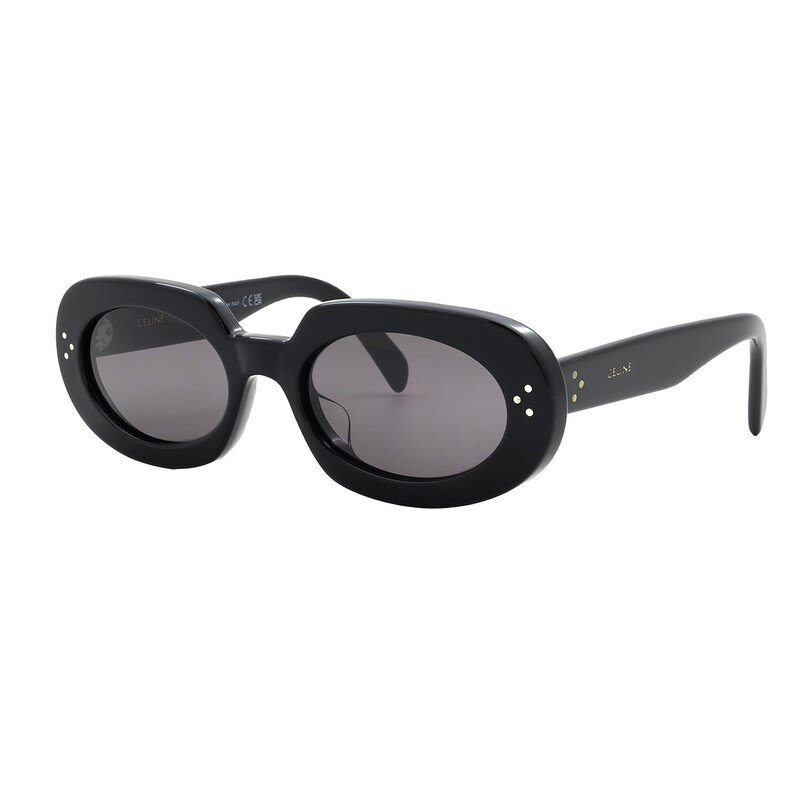 Celine Bold 3 Dots Grey Cat Eye Ladies Sunglasses CL40276U 01A 54