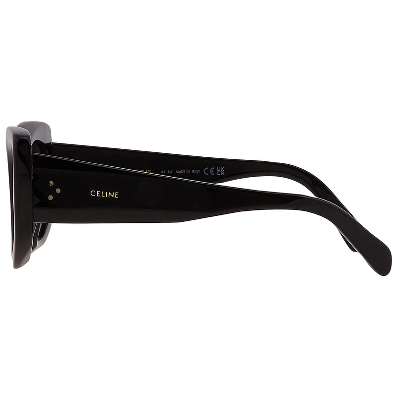 Celine Bold 3 Dots Grey Cat Eye Ladies Sunglasses CL40277I 01A 54