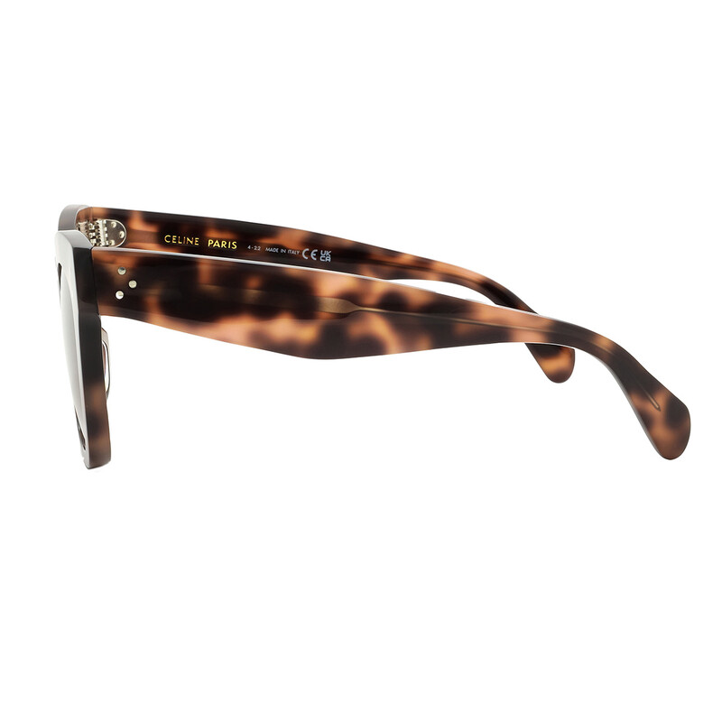 Celine CL4004IN 3 Dots Cat-Eye Polarized Sunglasses Celine Bold 3 Dots Grey Gradient Cat Eye Ladies Sunglasses  main image 3