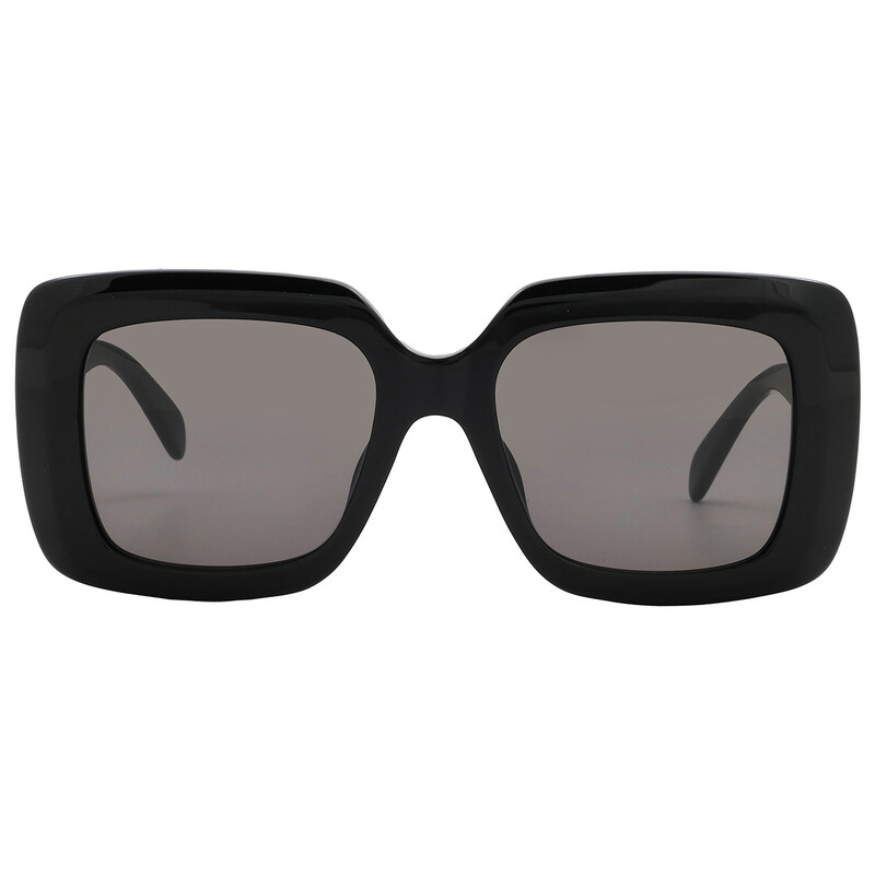 Celine Bold 3 Dots Grey Square Ladies Sunglasses CL40263I 01A 54