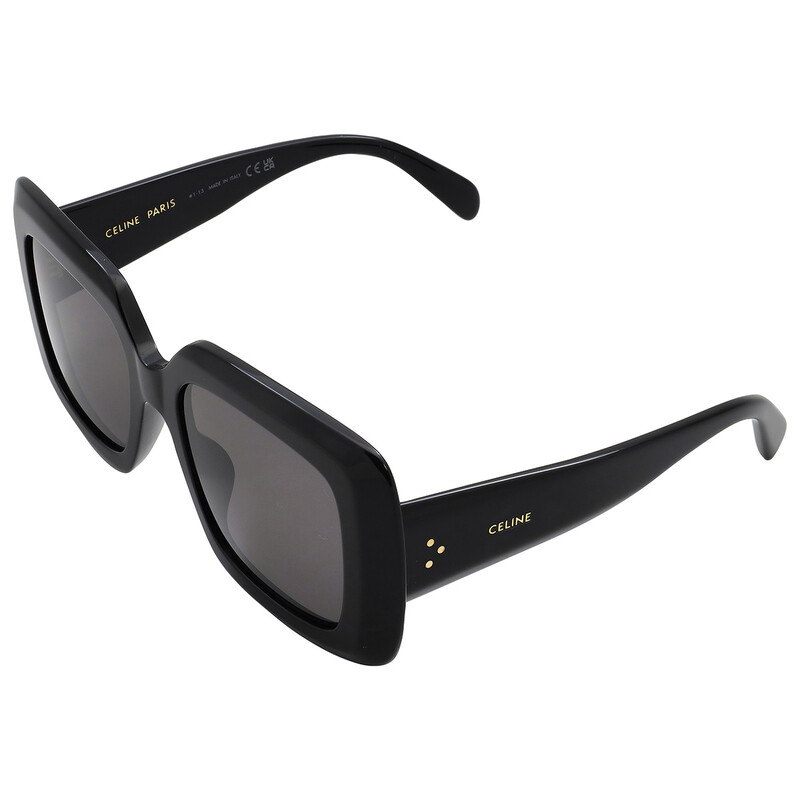 Celine Bold 3 Dots Grey Square Ladies Sunglasses CL40263I 01A 54