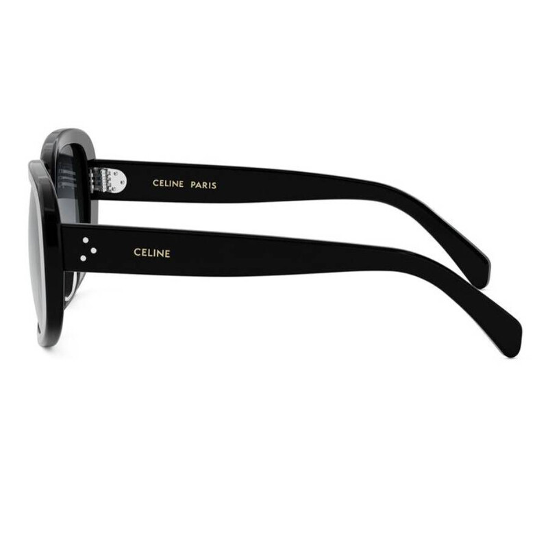 Celine Bold 3 Dots Smoke Gradient Butterfly Ladies Sunglasses
