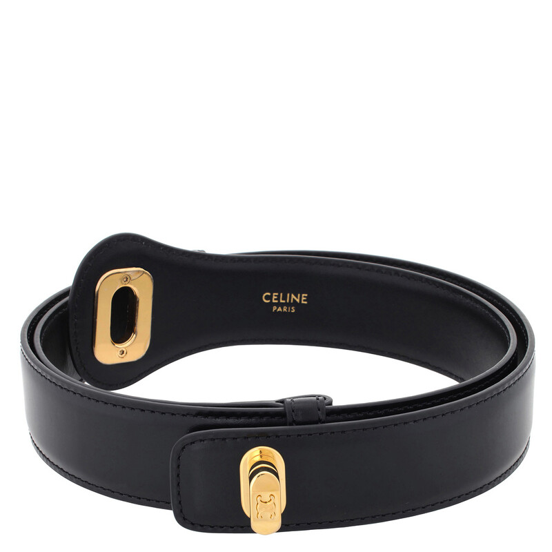 Celine Large 30mm Josephine Belt In Taurillon 45BMB3A01.38NO