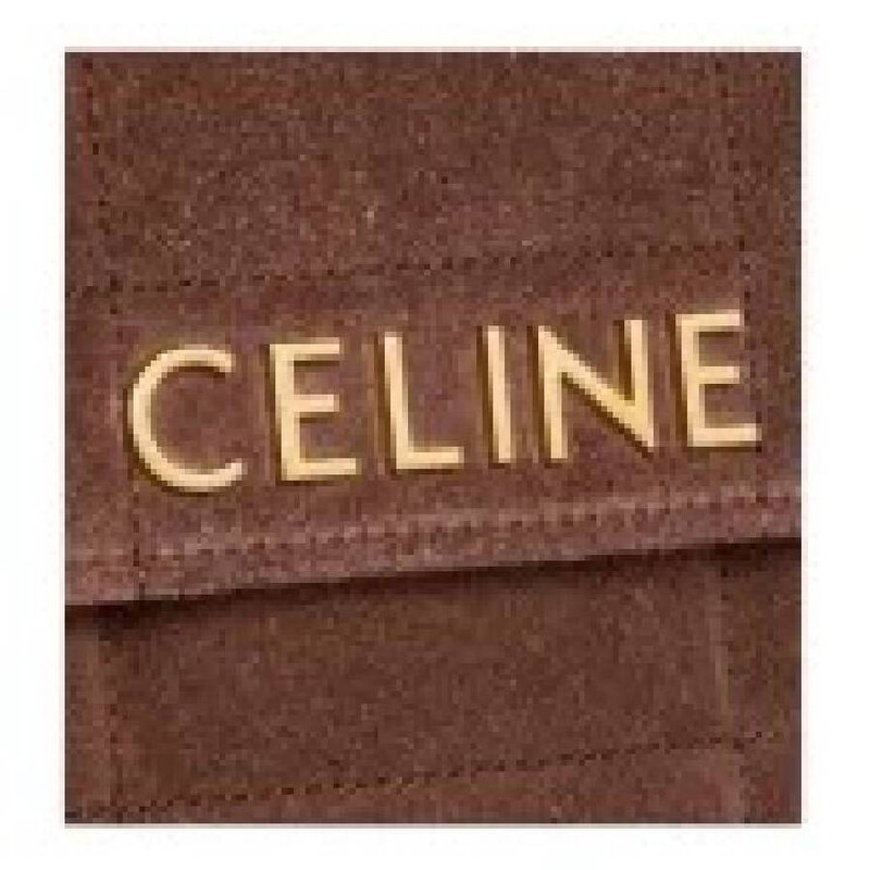 Celine Logo Monochrome Matelasse Shoulder Bag 111273EZF.19BR