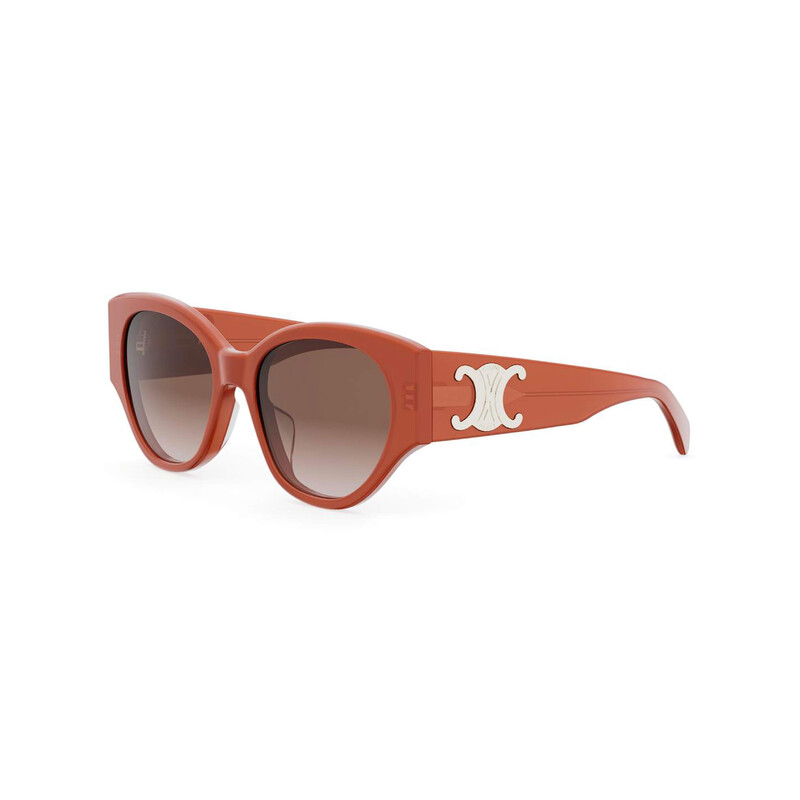 Celine MAXI TRIOMPHE Brown Gradient Cat Eye Ladies Sunglasses