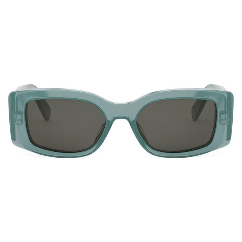 Celine Maxi Triomphe Smoke Square Ladies Sunglasses CL40282U 93A