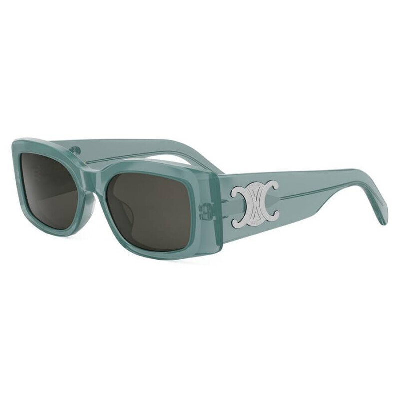 Celine Maxi Triomphe Smoke Square Ladies Sunglasses CL40282U 93A