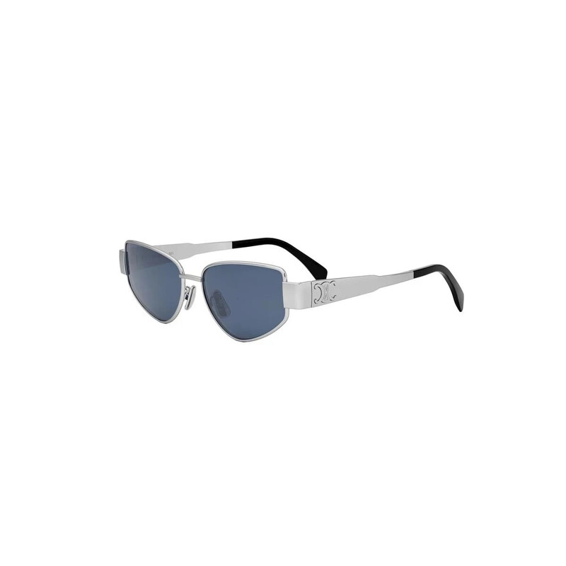 Celine METAL TRIOMPHE Blue Cat Eye Ladies Sunglasses CL40293U 16V