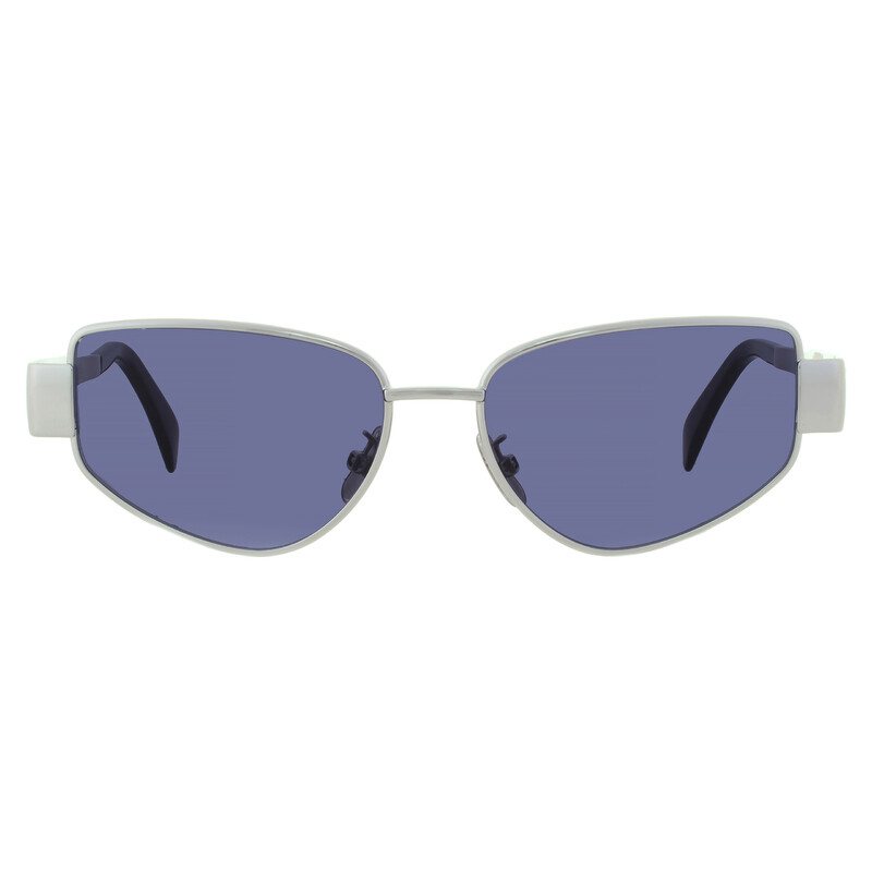 Celine METAL TRIOMPHE Blue Cat Eye Ladies Sunglasses CL40293U 16V