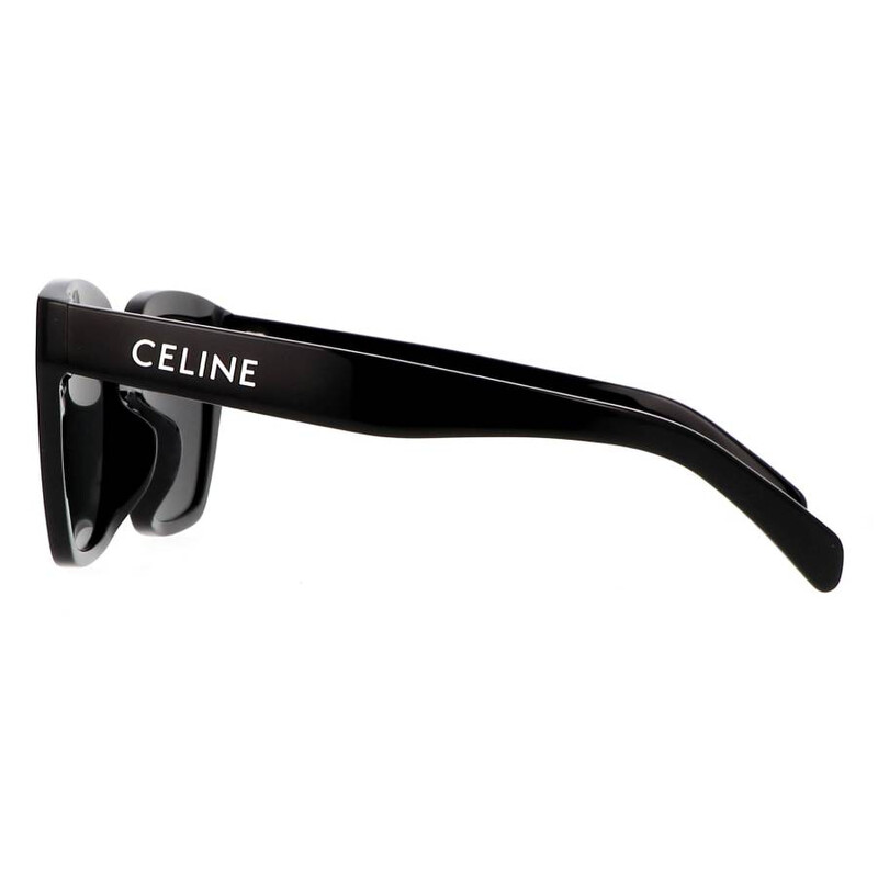 セリーヌ ロゴ サングラス CL40198F プラスチック レディース CELINE 【1-0226221】 Celine Monochroms Grey Butterfly Ladies Sunglasses CL40198F 01A 56