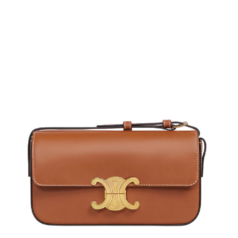 セリーヌ Celine Shoulder Bag Triomph Claude In Natural Calfskin 194143BFN