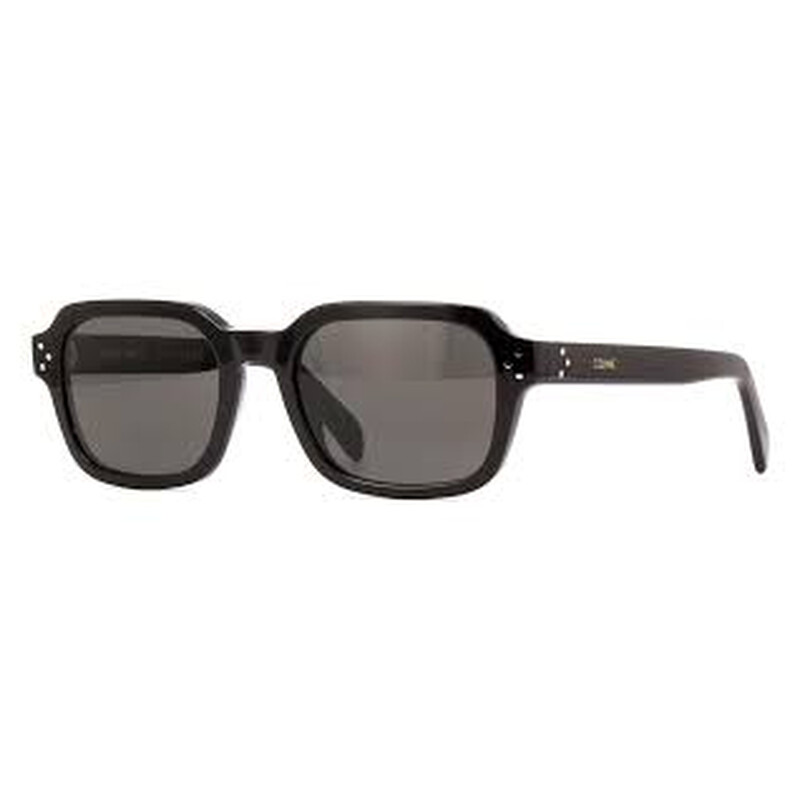 Celine Smoke Rectangular Ladies Sunglasses CL40190I 01A 53
