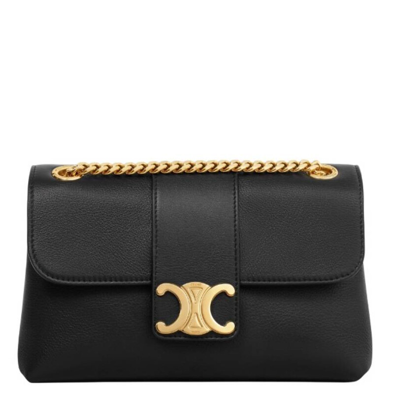 ＊ 新品⭐️CÉLINE 80㎝ ＊ Celine Supple Calfskin Teen Celine Victoire Bag 116593FDU38NO