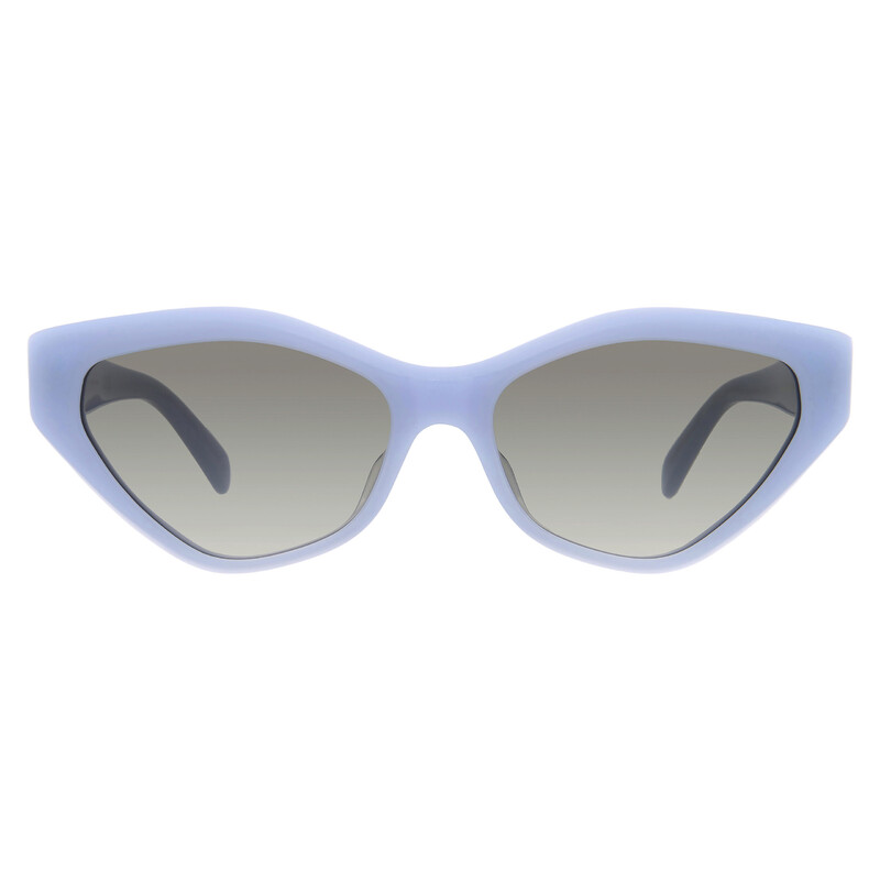Celine CL40323U Sunglasses Lilac Acetate/Metal Celine Triomphe Smoke Gradient Cat Eye Ladies Sunglasses  main image 3