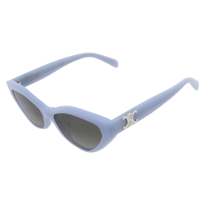 Celine Triomphe Smoke Gradient Cat Eye Ladies Sunglasses 
