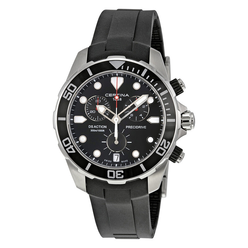 Certina DS Action Chronograph Black Dial Men's Watch