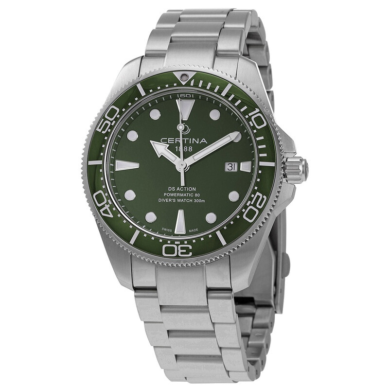 Certina Ds Action Diver Automatic Green Dial Men's Watch