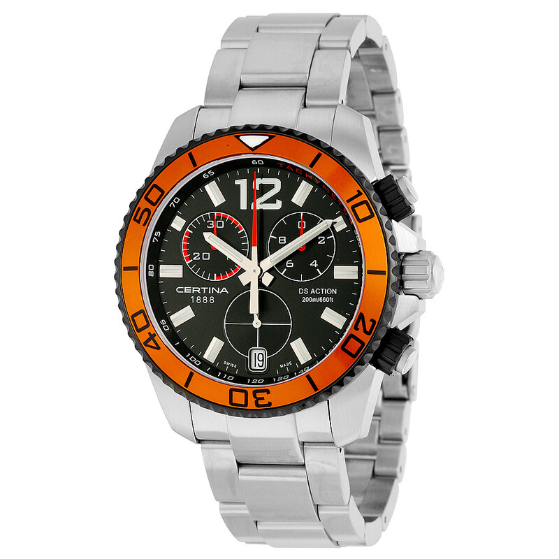 Certina DS Action Chronograph Black Dial Men's Watch