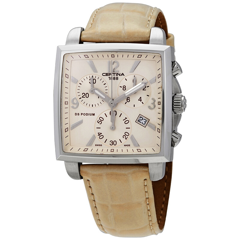 Certina DS Podium Chronograph Ivory Dial Ladies Watch C001  display picture 3