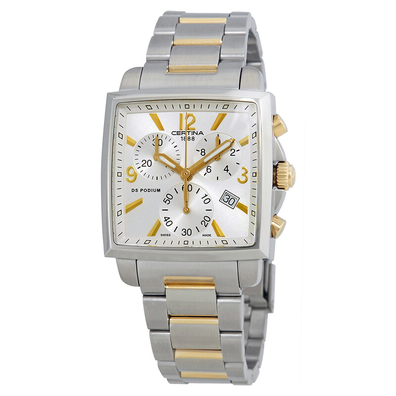 NWT Certina Ds Podium Chronograph Ladies Watch NWT Certina DS Podium Chronograph Brown Dial Ladies Watch  main image 2