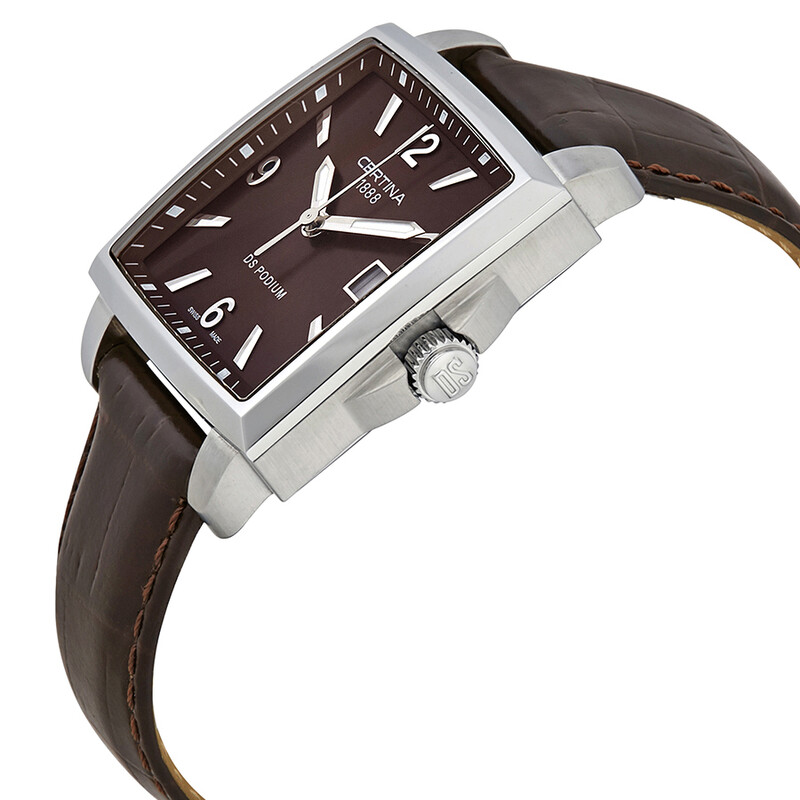 Certina DS Podium Square Brown Dial Ladies Watch C001.310.16  display picture 2