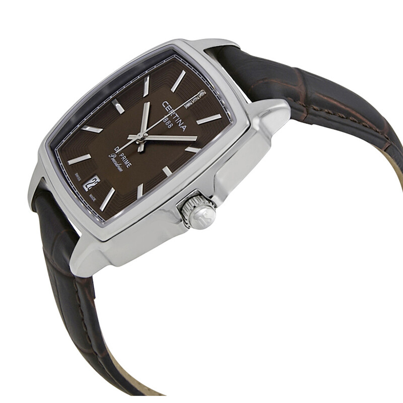 NWT Certina DS Prime Shape Brown Dial Ladies Watch Certina DS Podium Brown Dial Brown Leather Ladies Watch C025  main image 4