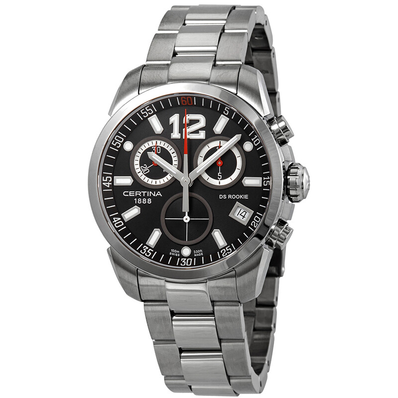 Certina DS Rookie Chronograph Black Dial Men's Watch C016.417.11