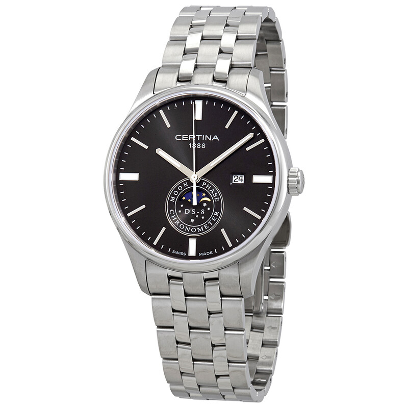 Certina DS-8 Moonphase Black Dial Men's Watch C033.457.11.051.00