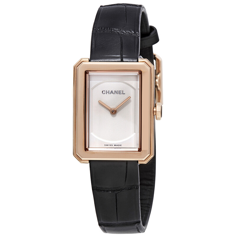 Chanel Boy-Friend Ladies 18K Beige Gold Watch H4886 3599594104647