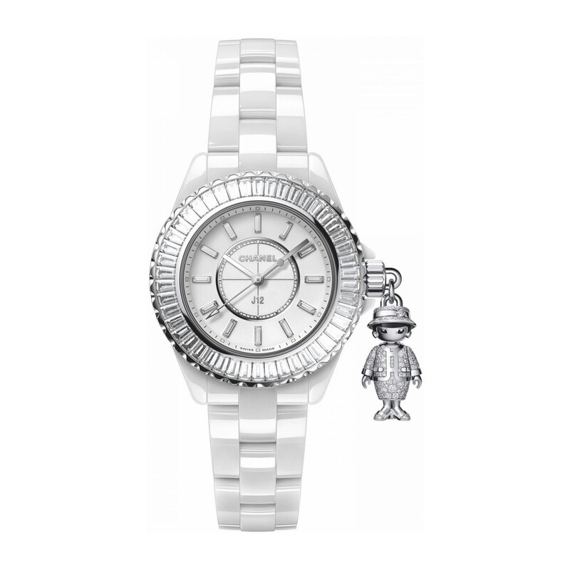 Chanel J12 Acte II Quartz Diamond White Dial Ladies Watch H6501