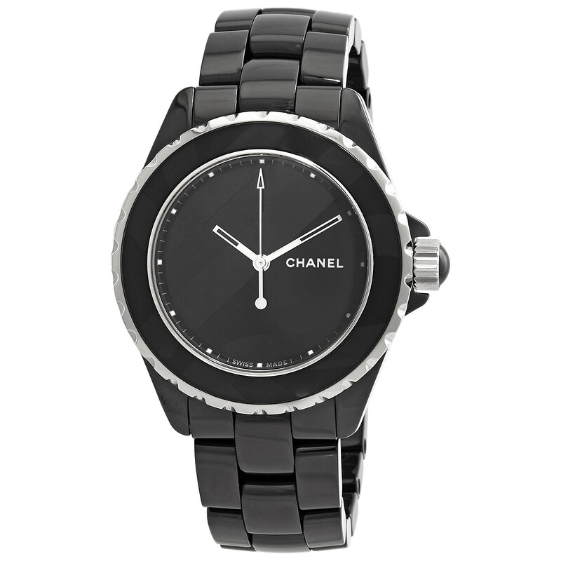 Chanel J12 Automatic Black Dial Ladies Watch H5581 - Watches, J12