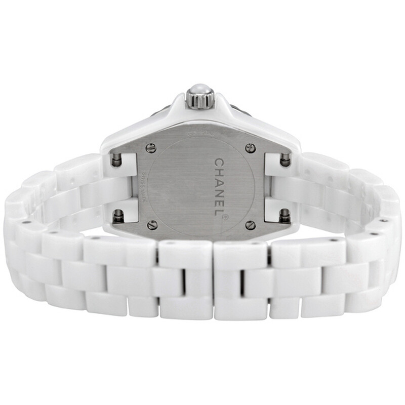 Chanel J12 Mother of Pearl White Ceramic Ladies Watch H2572