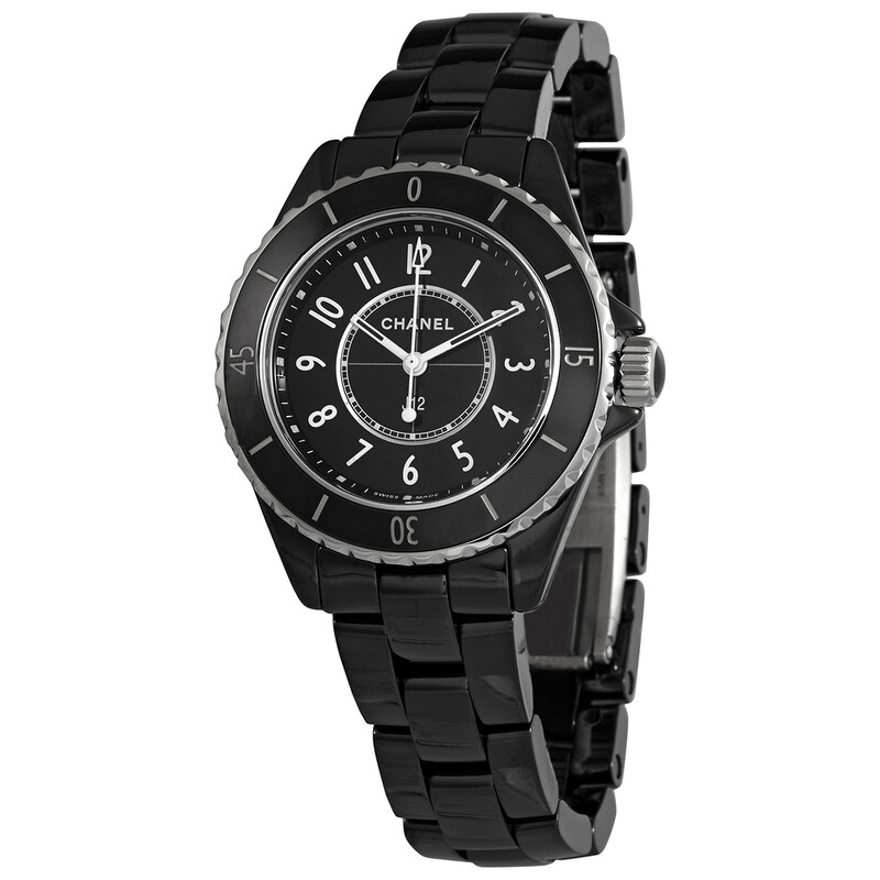 Chanel J12 Quartz Black Dial Ladies Watch H5695 - Watches, J12