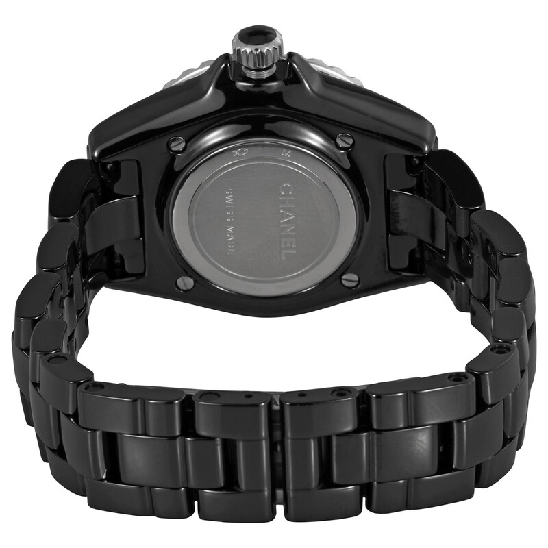Chanel J12 Quartz Black Dial Ladies Watch H5695 - Watches, J12