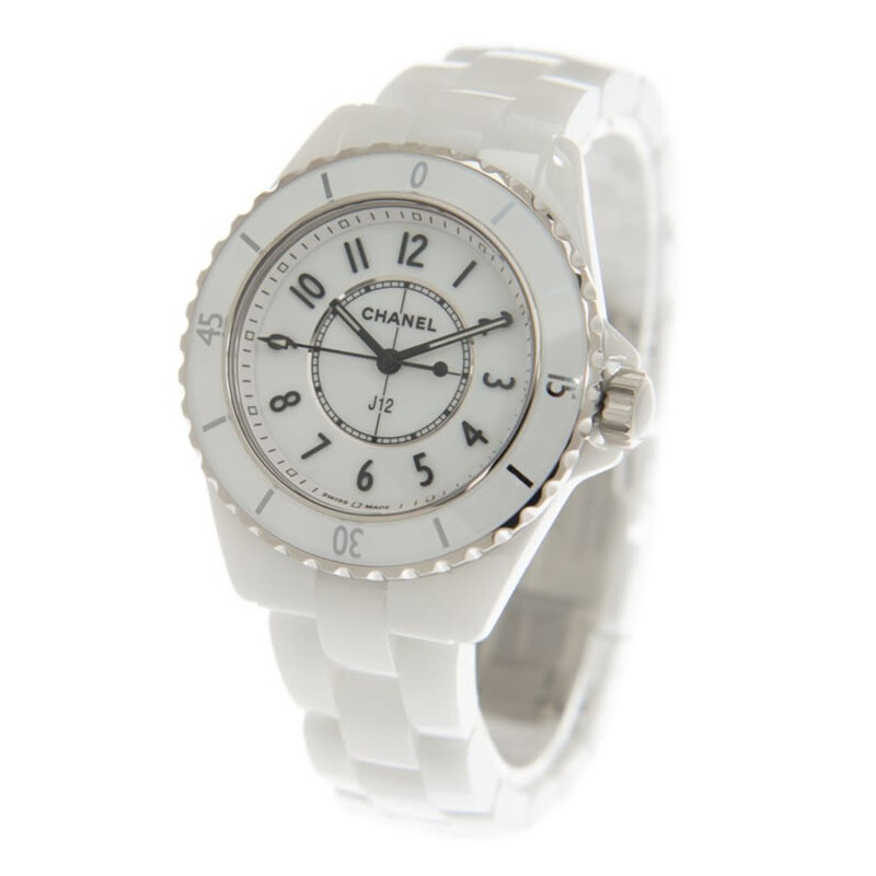 Chanel J12 Quartz White Dial Ladies Watch H5698 - Watches, J12