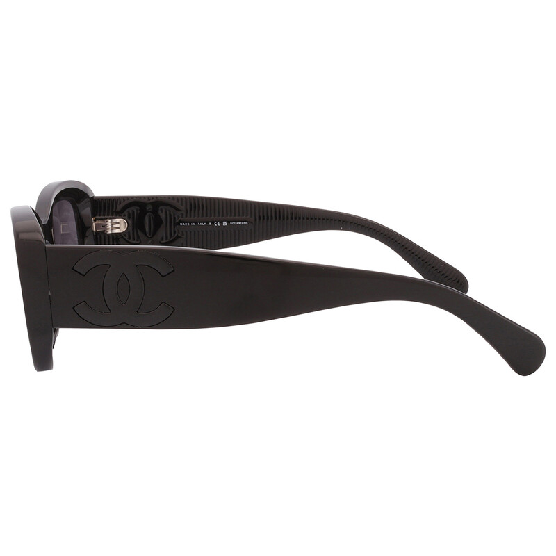 Chanel Polarized Grey Cat Eye Ladies Sunglasses CH5493 C888/T8 55