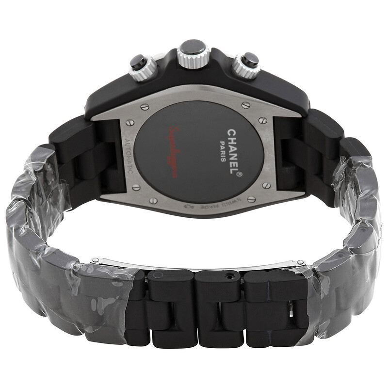 Chanel Superleggera Black Ceramic Chronograph Men's Watch H2039