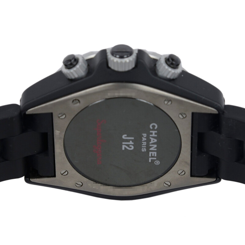 Chanel Superleggera Black Ceramic Chronograph Men's Watch H2039