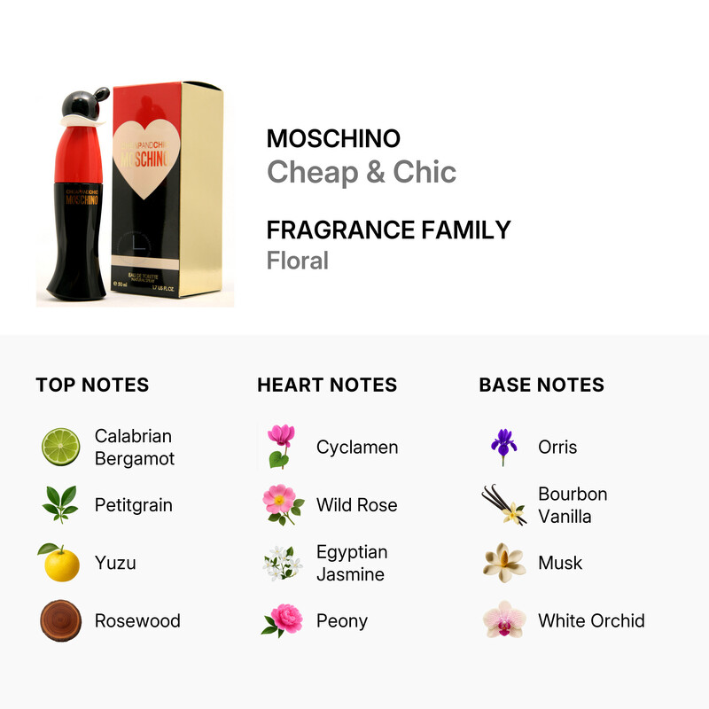 Moschino Cheap & Chic/Moschino Edt Spray 1.7 Oz (W) 8011003061303