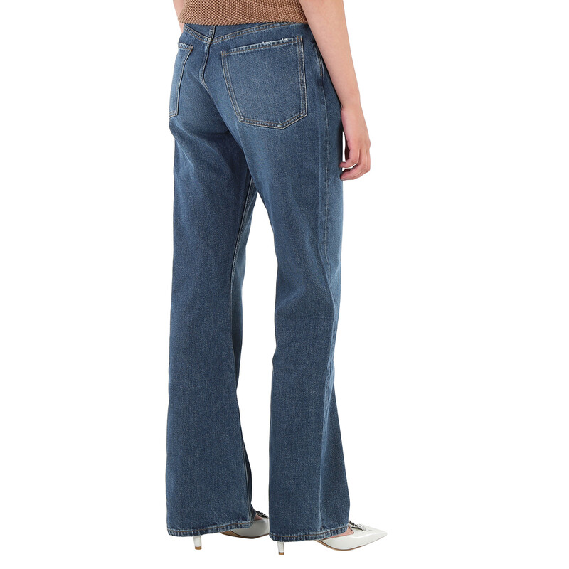 Chloé Ladies Denim Flare Pinatubo Flared Jeans, Waist Size 30