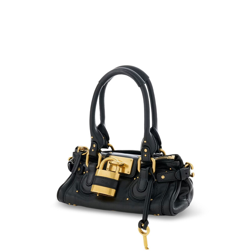 美品 chloe paddington ミニバッグ アクセサリーポーチ CHLOÉ Paddington textured-leather shoulder bag | NET-A-PORTER