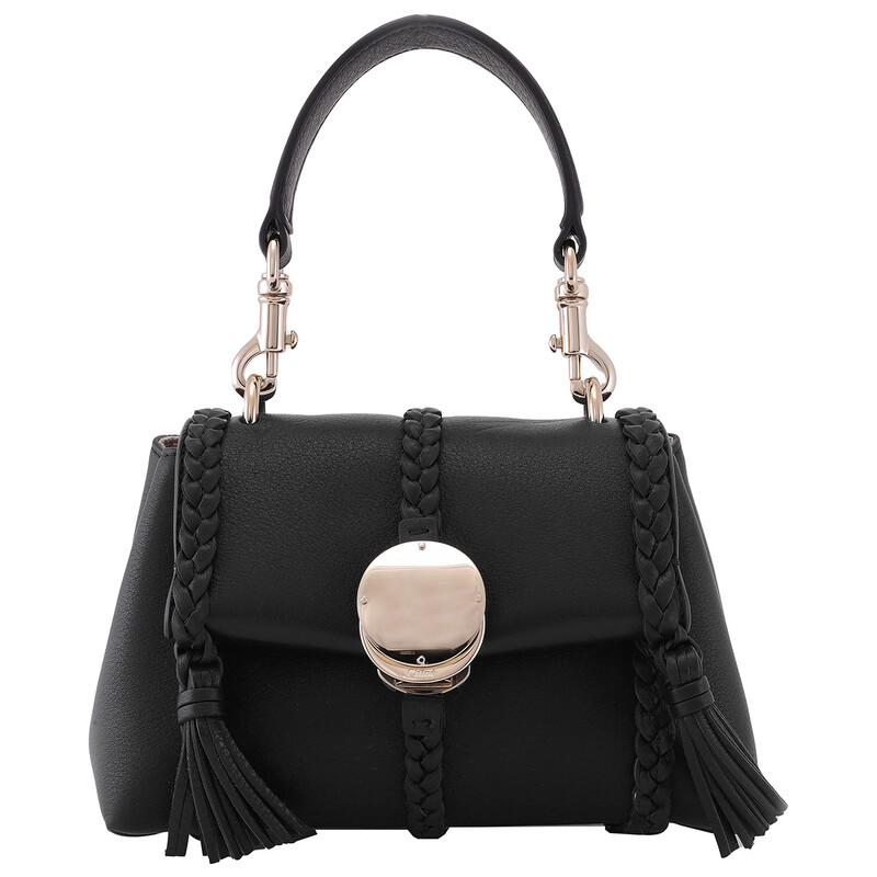 Chloé Penelope Leather Shoulder Bag CHC23AS575K15-BLACK
