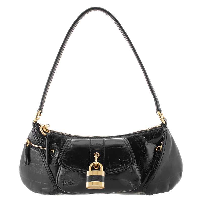 Chloé The 99 Shoulder Bag In Croco-Effect Leather CHC24WS710O24001