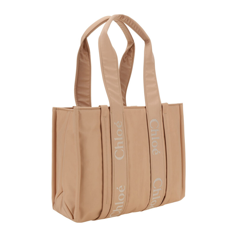 Chloé Woody Logo Medium Tote Bag CHC23WS383L416K7 7614027171624