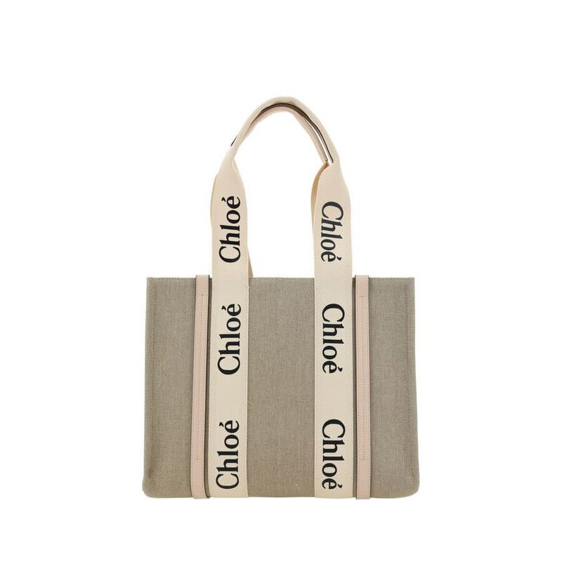 Chloé Chloé Woody Tote Bag — Beige CHCHC22AS383I266J5BB - Chloe
