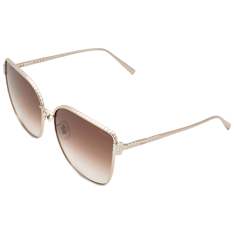 Chopard Brown Gradient Cat Eye Ladies Sunglasses SCHG67M 0A39 63