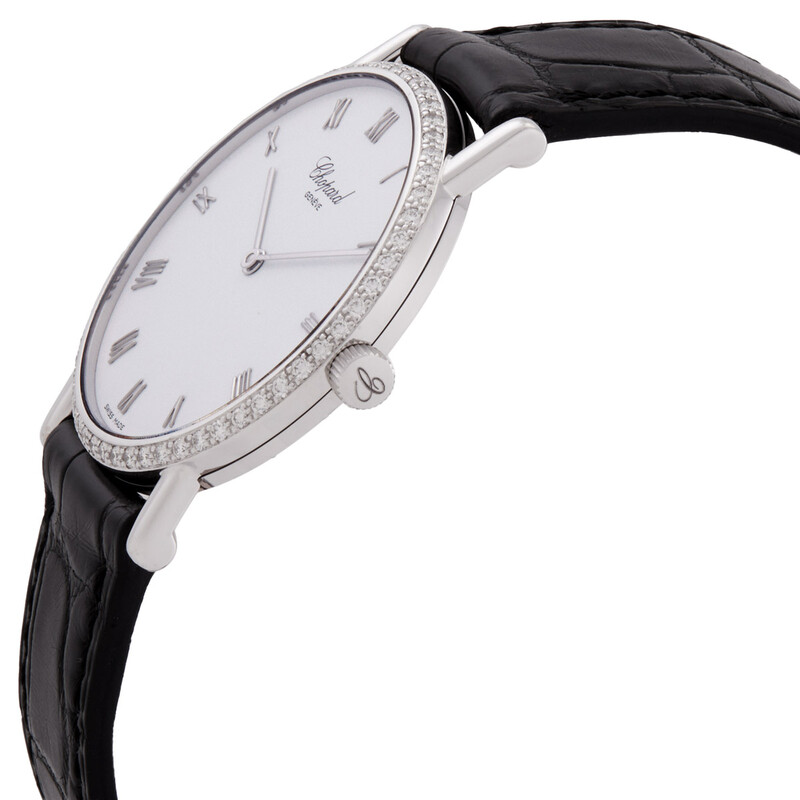 Chopard Classic Hand Wind Diamond White Dial Ladies Watch 173154
